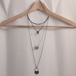 Multi-layer boho style Free People necklace